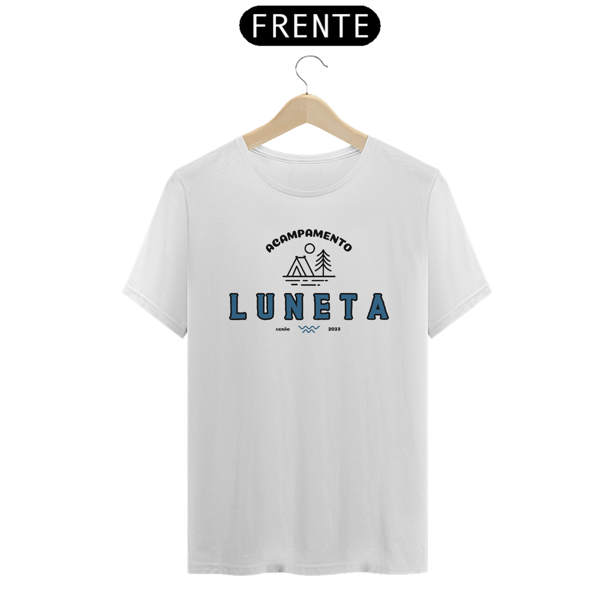 Nome do produto: Acampamento Luneta: Só Por Um Verão camiseta reta branca