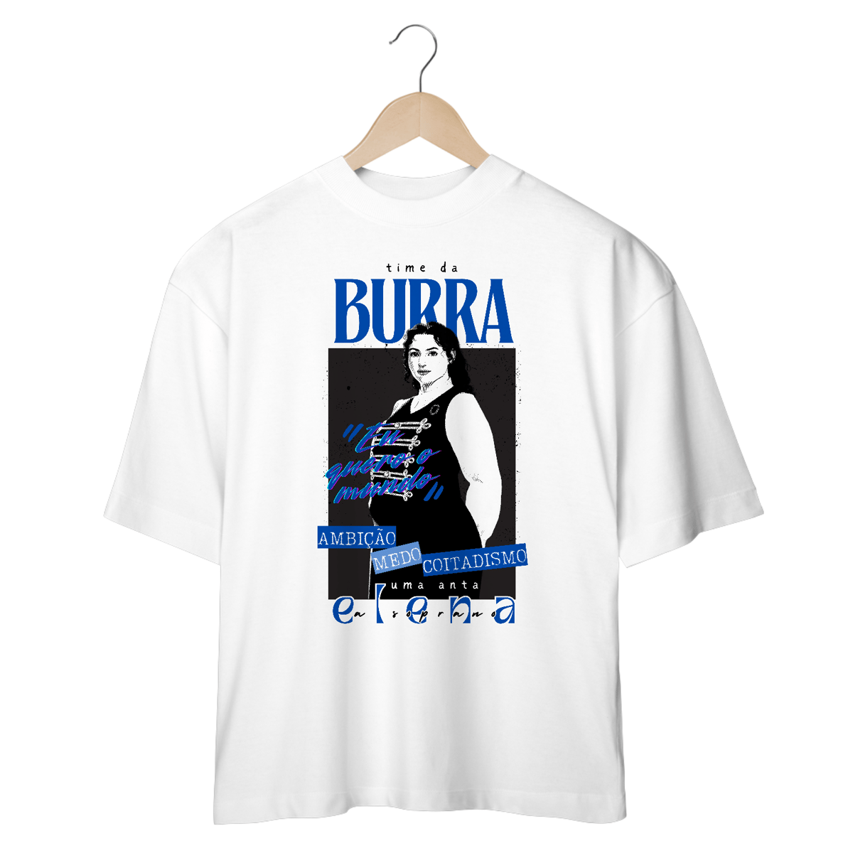 Nome do produto: Elena, a Burra - oversized - Coleção Giu Domingues
