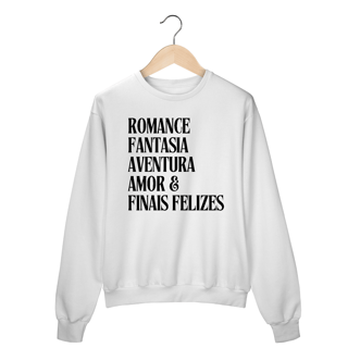 Nome do produto Romance &... - moletom blusão - Coleção Giu Domingues