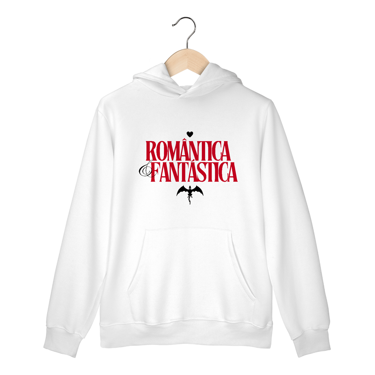 Nome do produto: Romântica & Fantástica - moletom canguru - Coleção Giu Domingues