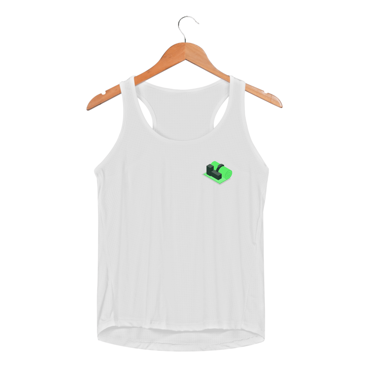 Nome do produto: [Dry Fit UV] Kit Yoga (CAMISA REGATA CURVA)