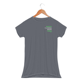 Nome do produto [Dry fit UV] Resistir é a nossa maior força (CAMISA CURVA)