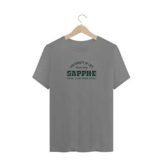 Sapphe University I camiseta reta G1 ao G4 cinza mescla