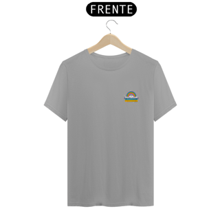 Nome do produto Livros arco-íris camiseta reta branca