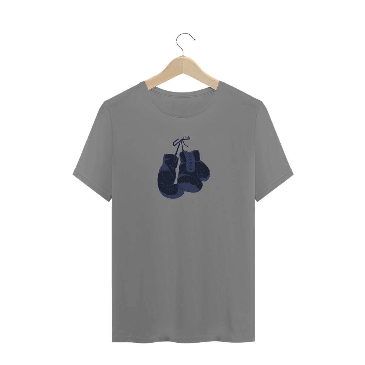 Nome do produto: Camiseta da Abby: luvas de box azul marinho camiseta reta G1 ao G4