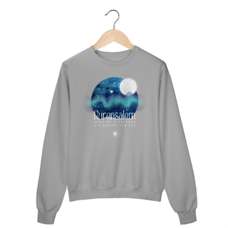 Nome do produto Nurensalem - moletom blusão - Coleção Giu Domingues