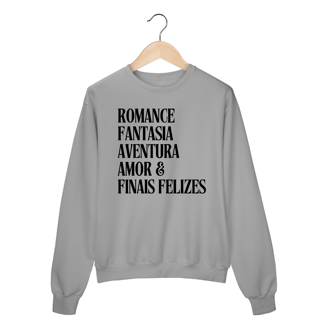 Nome do produto Romance &... - moletom blusão - Coleção Giu Domingues
