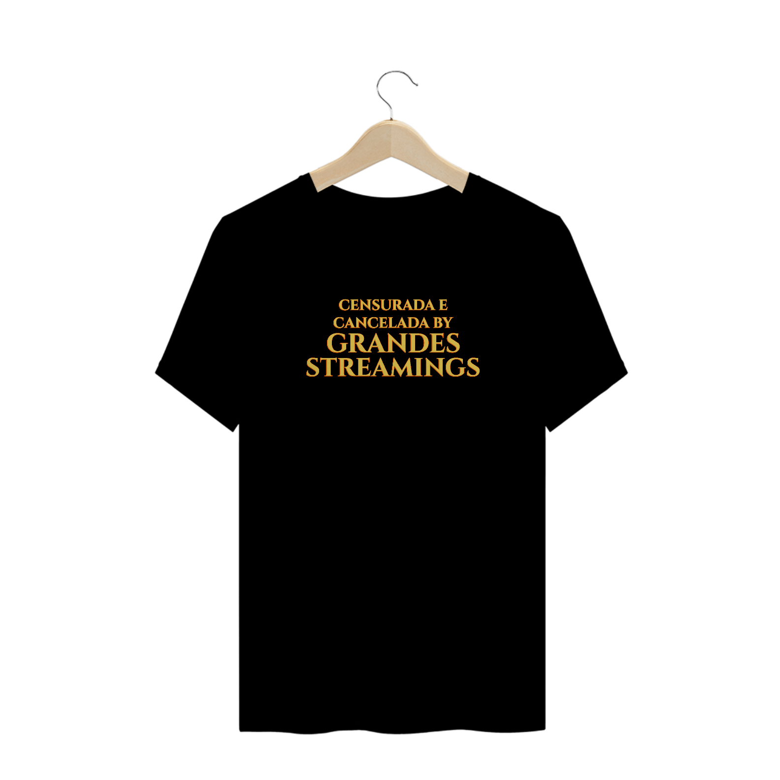 Censurada e cancelada by grandes streamings camiseta reta G1 ao G4