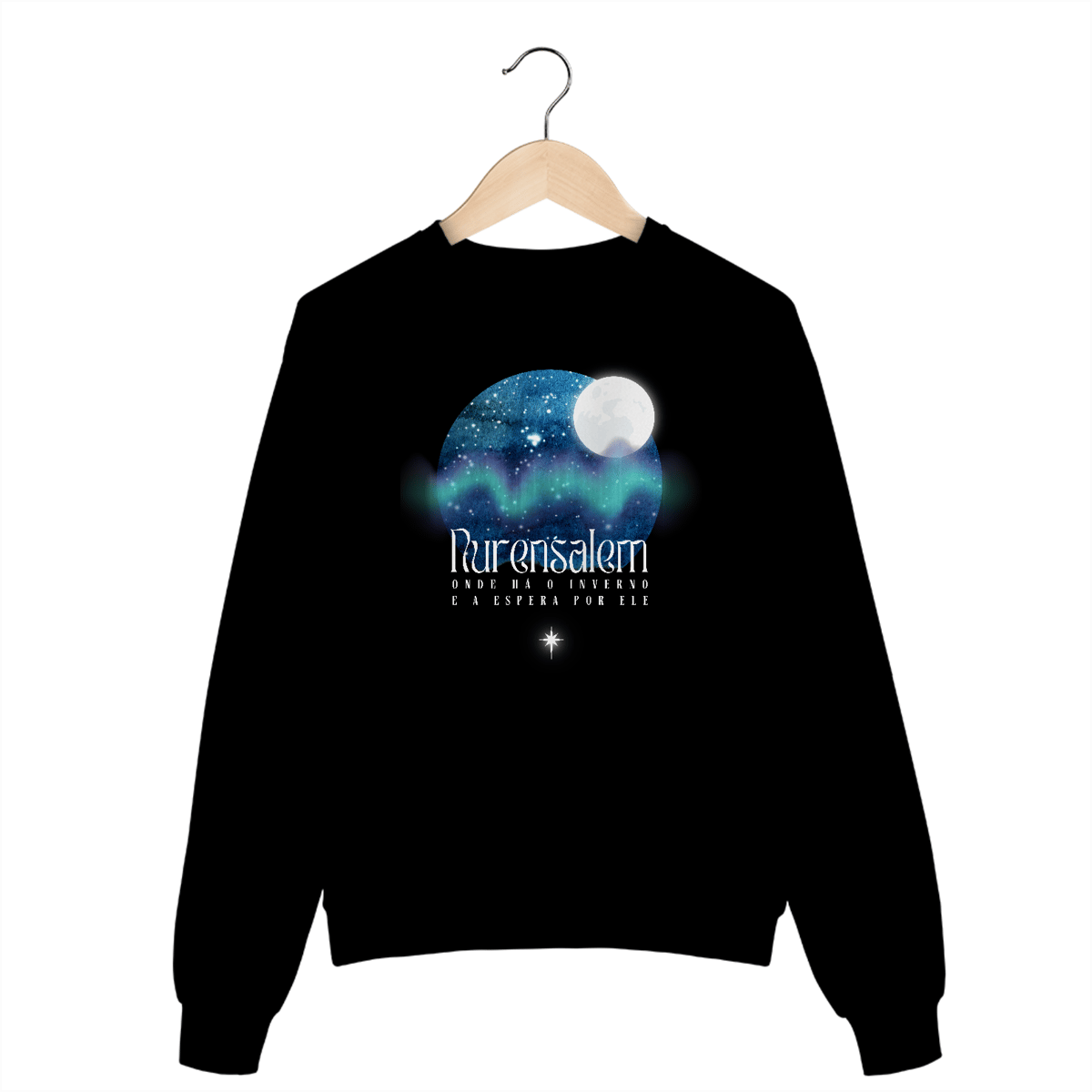 Nome do produto: Nurensalem - moletom blusão - Coleção Giu Domingues