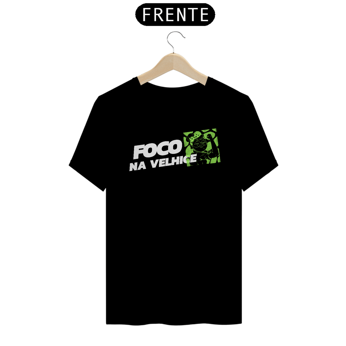 Nome do produto: Foco na velhice (CAMISETA RETA)