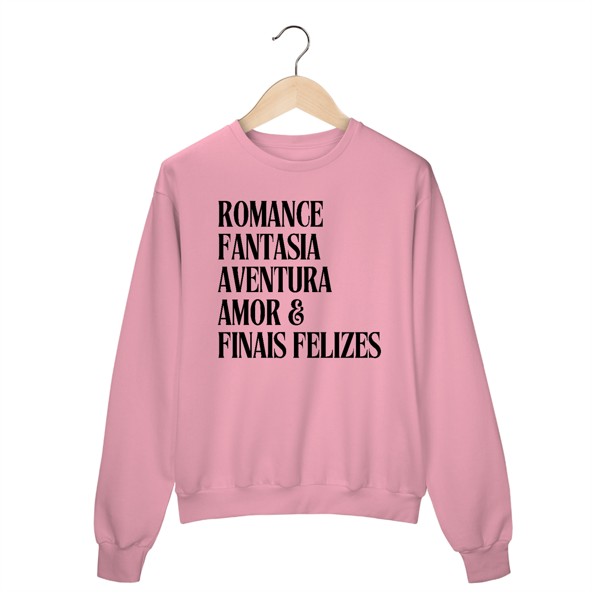 Nome do produto: Romance &... - moletom blusão - Coleção Giu Domingues