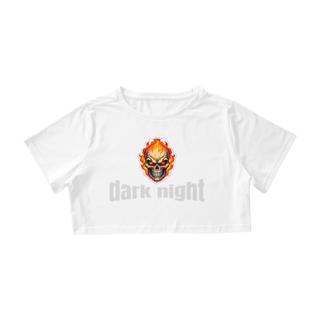 Nome do produto cropet feminino dark night bones and fire