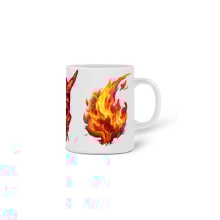 Nome do produto caneca fire oni