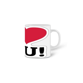 Nome do produto caneca i love you 