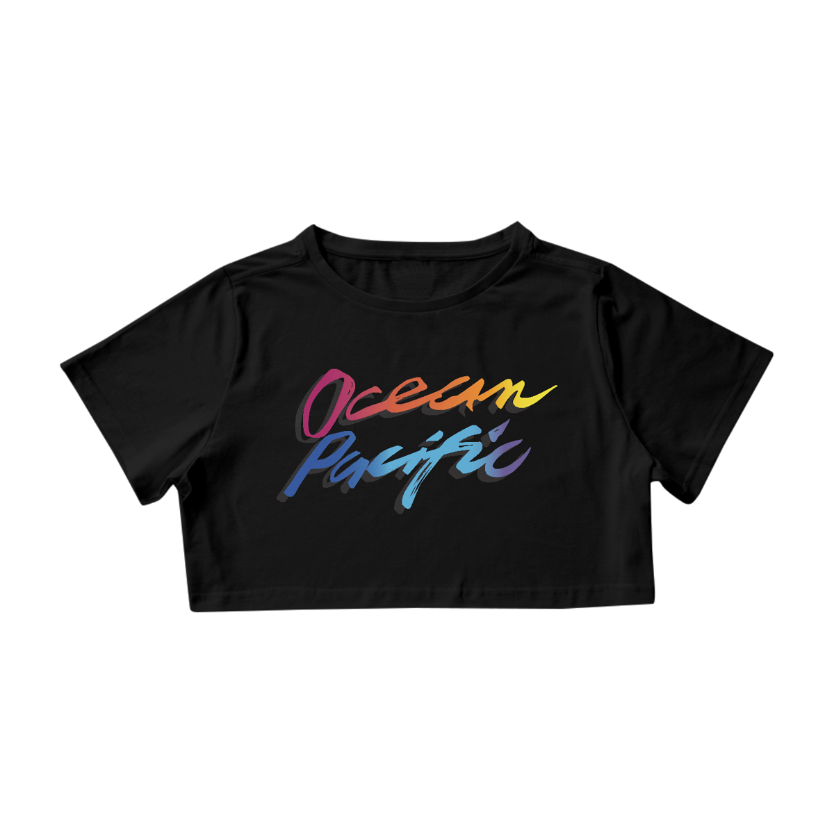 Nome do produto: Cropped feminina Ocean Pacific - OP CLASSIC Degradê