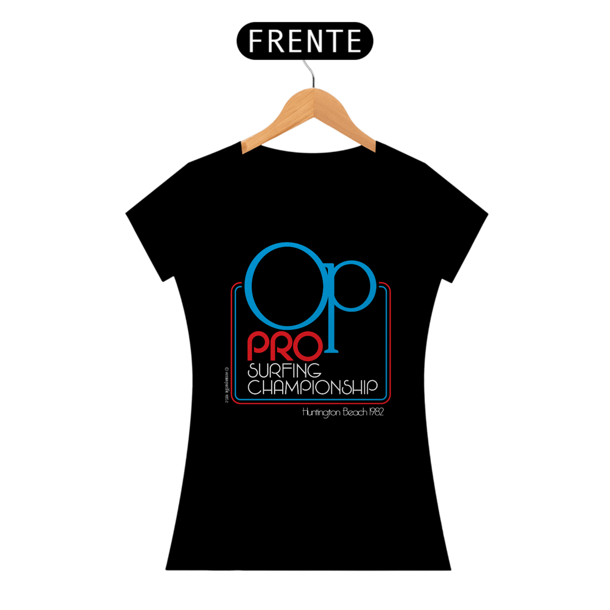 Nome do produto: Camiseta feminina Ocean Pacific - OP PRO 1982
