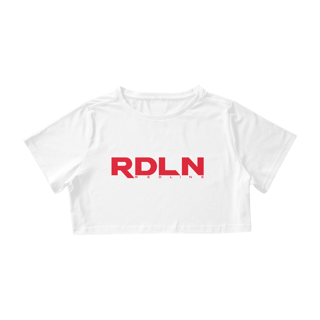 Nome do produto Camiseta Cropped Logo Block Vermelho