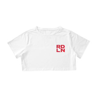 Nome do produto Camiseta Cropped Logo Stacked