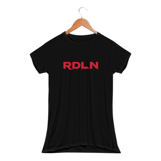Nome do produto Camiseta Feminina Seca Rápido Baby Look Logo Block