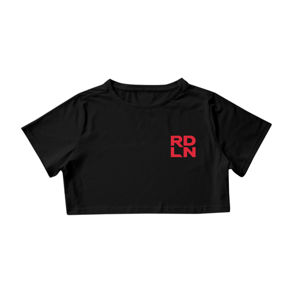 Camiseta Cropped Logo Stacked