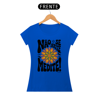 Nome do produto Camiseta Babylong Meditação Floral | Modelo Alongado | Yogaverso