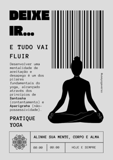 Nome do produto Deixe Ir, Flua!
