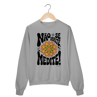 Nome do produto Moletom Meditação Floral Retrô | Yogaverso
