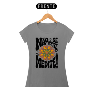 Nome do produto Camiseta Babylong Meditação Floral | Modelo Alongado | Yogaverso