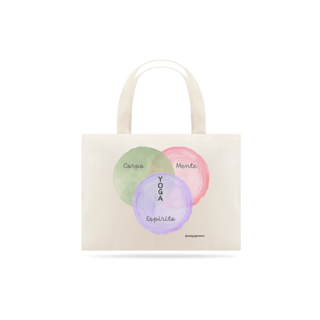 Nome do produto Ecobag de Yoga - Harmonia Corpo, Mente e Espírito = Yoga