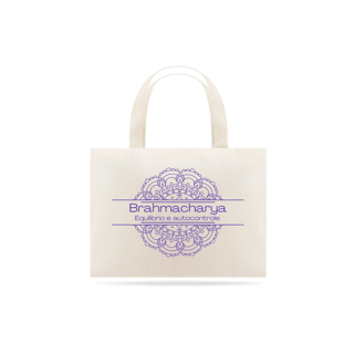 Nome do produto Ecobag Yoga Brahmacharya, Foque no Essencial