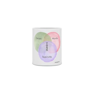 Nome do produto Caneca - Harmonia Corpo, Mente e Espírito = Yoga