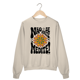Nome do produto Moletom Meditação Floral Retrô | Yogaverso