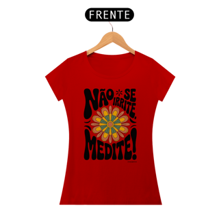 Nome do produto Camiseta Babylong Meditação Floral | Modelo Alongado | Yogaverso