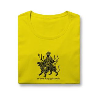 Nome do produto Camiseta de Yoga – Durga Navaratri Shakti Baby Long