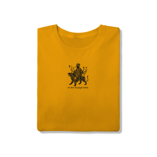 Nome do produto Camiseta de Yoga – Durga Navaratri Shakti Tradicional