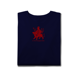 Nome do produto Camiseta de Yoga – Durga Navaratri Shakti Plus Size