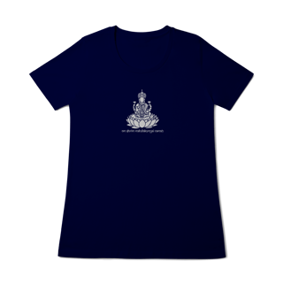 Nome do produto Camiseta de Yoga – Lakshmi Shakti Prosperidade Divina Baby Long