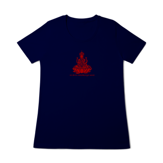 Nome do produto Camiseta de Yoga – Lakshmi Shakti Prosperidade Divina Baby Long