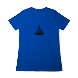 Nome do produto Camiseta de Yoga – Lakshmi Shakti Prosperidade Divina Baby Long