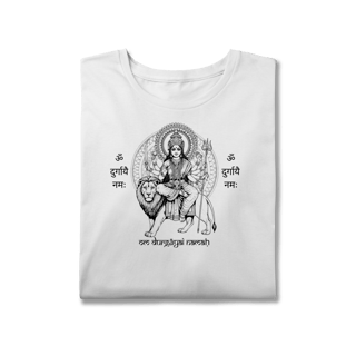 Nome do produto Camiseta de Yoga – Durga Shakti Plus Size