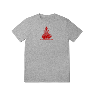 Nome do produto Camiseta de Yoga – Lakshmi Shakti Prosperidade Divina Tradicional