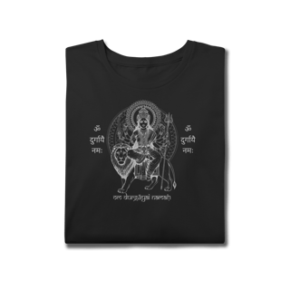 Nome do produto Camiseta de Yoga – Durga Shakti Plus Size