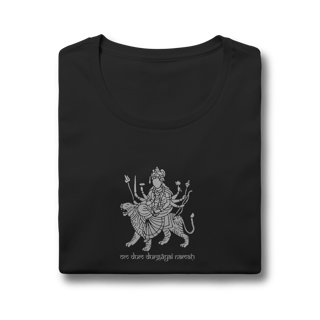 Nome do produto Camiseta de Yoga – Durga Navaratri Shakti Baby Long