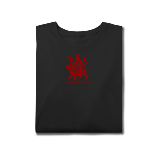 Nome do produto Camiseta de Yoga – Durga Navaratri Shakti Plus Size