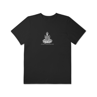 Nome do produto Camiseta de Yoga – Lakshmi Shakti Prosperidade Divina Plus Size