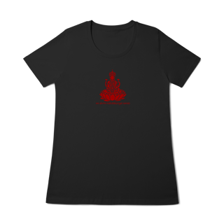 Nome do produto Camiseta de Yoga – Lakshmi Shakti Prosperidade Divina Baby Long