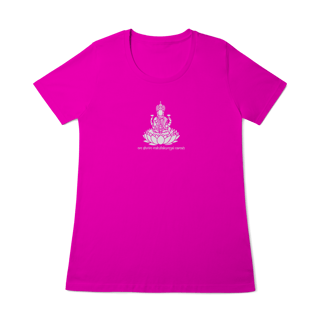 Nome do produto Camiseta de Yoga – Lakshmi Shakti Prosperidade Divina Baby Long