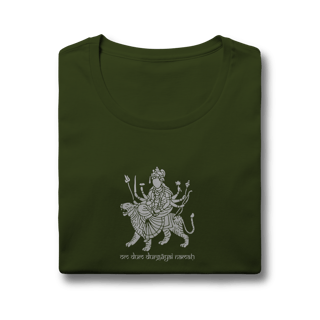 Nome do produto Camiseta de Yoga – Durga Navaratri Shakti Baby Long