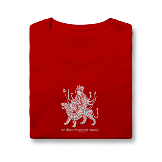 Nome do produto Camiseta de Yoga – Durga Navaratri Shakti Baby Long