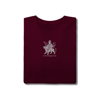 Nome do produto Camiseta de Yoga – Durga Navaratri Shakti Tradicional
